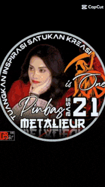 a circle with a fire explosion and the number 21