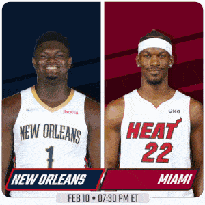 New Orleans Pelicans Vs. Miami Heat Pre Game GIF - Nba Basketball Nba 2021 GIFs