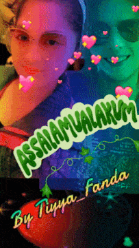 a picture of a woman and a man with the words " assalamualaikum " on the bottom