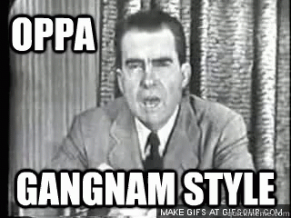 Oppa Gangnam Style Richard Nixon GIF - Oppa Gangnam Style Gangnam Style Richard Nixon GIFs