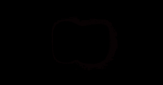 a purple and orange glowing button with the number 7