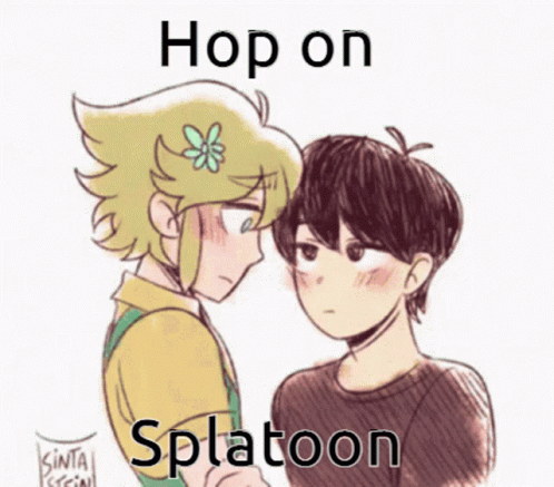Omori Splatoon GIF - Omori Splatoon Hop On Splatoon GIFs