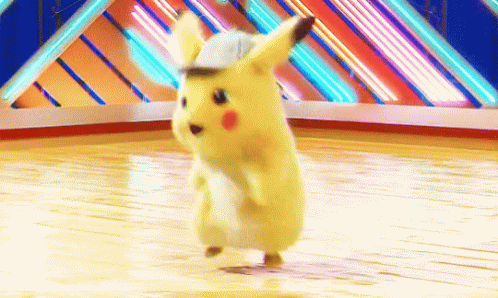 Dancing Pikachu Detective Pikachu GIF - Dancing Pikachu Pikachu Detective Pikachu GIFs