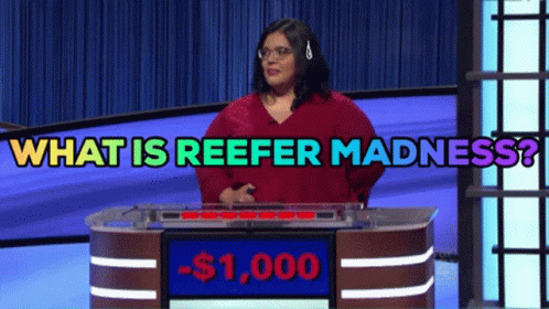 Angelica Wilcox Reefer Madness GIF - Angelica Wilcox Reefer Madness Jeopardy GIFs