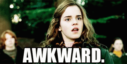 Hermione Awkward GIF - Grimaceface GIFs
