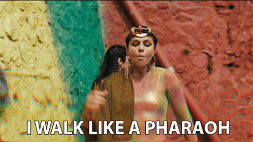 I Walk Like A Pharaoh Jahan Yousaf GIF - I Walk Like A Pharaoh Jahan Yousaf Krewella GIFs