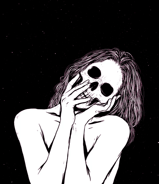 Love Skull GIF - Love Skull Skull Art GIFs
