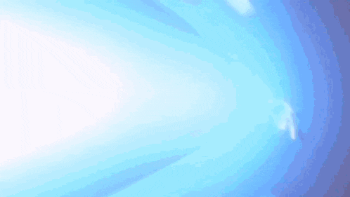 a blue and white background with a swirl of light coming out of it