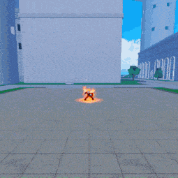 a computer generated image of a fireball being thrown in a video game