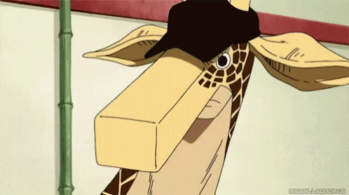 One Piece Giraffe GIF - One Piece Giraffe Anime GIFs