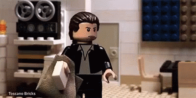 Lego Pulp Fiction GIF - Lego Pulp Fiction Confused Travolta GIFs