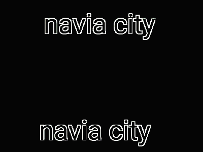 a picture of a city with the words navia city written on it