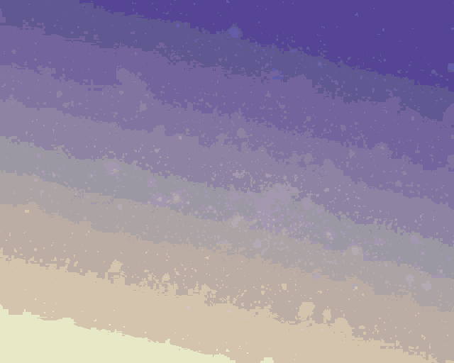 a purple and yellow background with a lot of small stars