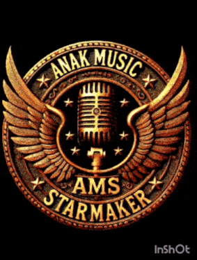 the logo for anak music ams star maker