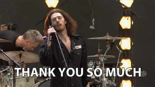 Thank You Thank You So Much GIF - Thank You Thank You So Much Hozier GIFs