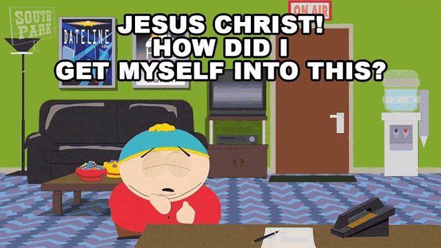 jesus christ how did i get myself into this?