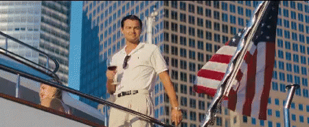 Cheers The Wolf Of Wall Street GIF - 4th Of July Independence Day America GIFs