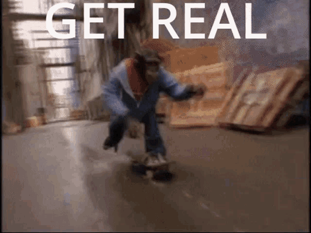 Monkey Skateboarding GIF - Monkey Skateboarding Get Real GIFs