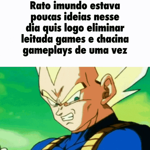 a picture of a cartoon character with a caption that says rato imudo estava poucas ideias nesse dia quis logo