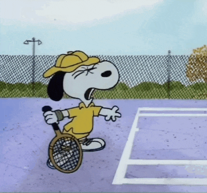 Snoopy Snoopy Tennis GIF - Snoopy Snoopy Tennis Snoopy Mad GIFs