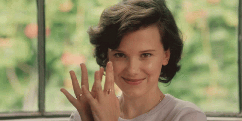 When You See Your Enemy Tapping Fingers GIF - When You See Your Enemy Tapping Fingers Millie Bobby Brown GIFs