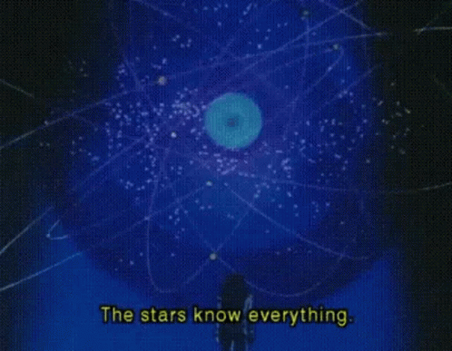 Stars Know Everything Universe GIF - Stars Know Everything Universe Starry Night GIFs