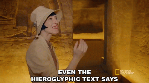 Even The Hieroglyphic Text Says Lost Treasures Of Egypt GIF - Even The Hieroglyphic Text Says Lost Treasures Of Egypt Ancient Text Stated It GIFs