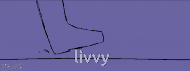a drawing of a man with the word livvy written below him