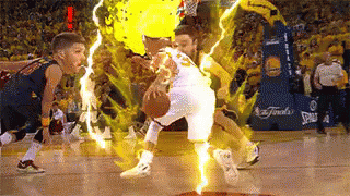Super Saiyan Steph Curry GIF - Dragonballz Warriors Nba GIFs