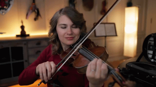 Playing Violin Taylor Davis GIF - Playing Violin Taylor Davis Feel The Music GIFs
