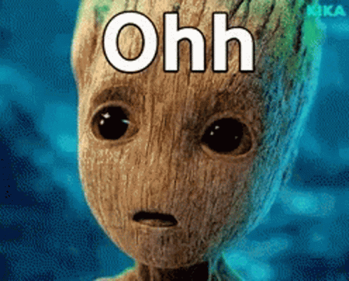 Groot Ohh GIF - Groot Ohh Speechless GIFs