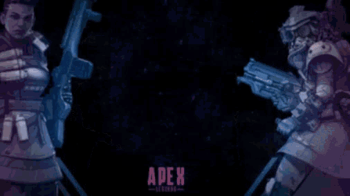 two men fist bump in front of an apex logo