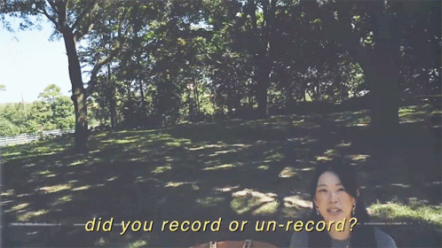 Did You Record Or Unrecord Withwendy GIF - Did You Record Or Unrecord Withwendy Are You Recording GIFs