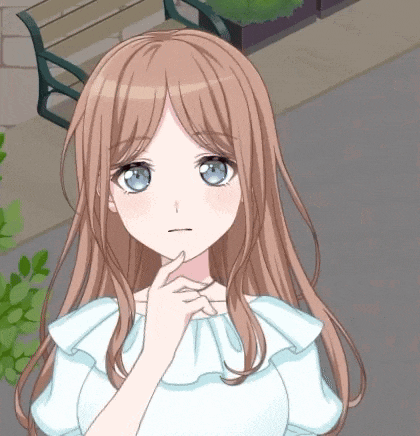 a girl with long brown hair and blue eyes is wearing a white shirt