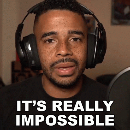 Its Really Impossible Raynday Gaming GIF - Its Really Impossible Raynday Gaming Evdog805 GIFs