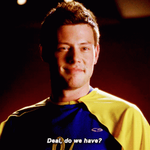 Cory Monteith Deal GIF - Cory Monteith Deal Do We Have GIFs