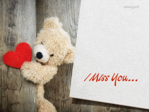 Miss You Heart GIF - Miss You Heart Teddy Bear GIFs