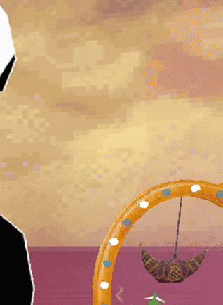 a cartoon of a man in a suit holding a ring