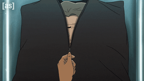 a cartoon drawing of a man with a beard and the words [ as ] on the bottom left