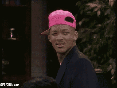 will smith is wearing a pink hat and making a funny face