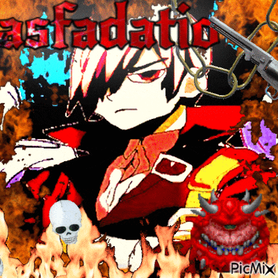 a picture of a cartoon character with a gun and the word astadat on it