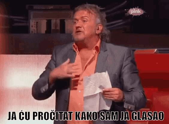 Dragan Marinkovic Maca GIF - Dragan Marinkovic Maca Glasanje GIFs