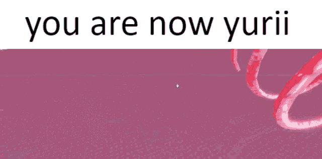 a pink background with the words " you are now yurii " on it