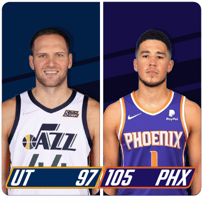 Utah Jazz (97) Vs. Phoenix Suns (105) Post Game GIF - Nba Basketball Nba 2021 GIFs