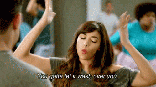 You Gotta Let It Wash Over You Cece GIF - You Gotta Let It Wash Over You Cece New Girl GIFs