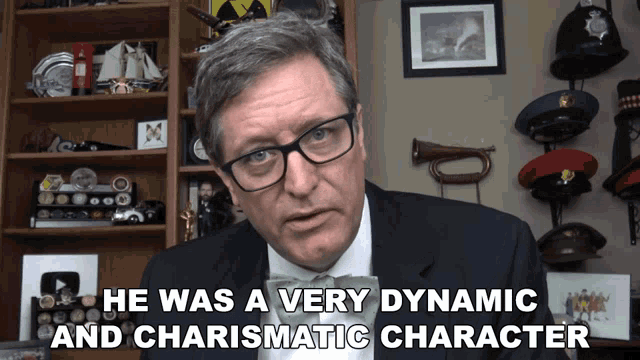 He Has A Very Dynamic And Charismatic Character Lance Geiger GIF - He Has A Very Dynamic And Charismatic Character Lance Geiger The History Guy GIFs