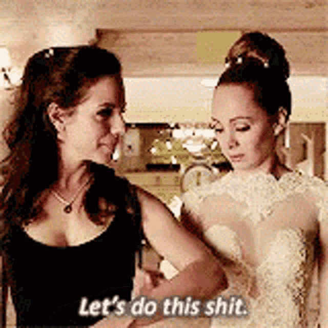 Lets Do This Getting Married GIF - Lets Do This Getting Married Kenzi GIFs