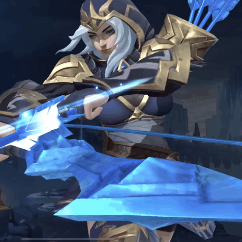 Ashe Ashe Lol GIF - Ashe Ashe Lol League Of Legends GIFs