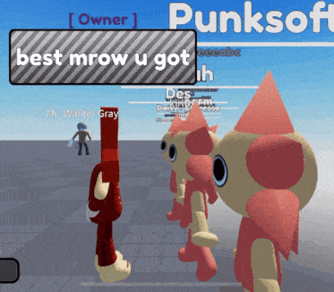 a screenshot of a video game that says " punksoft " at the top