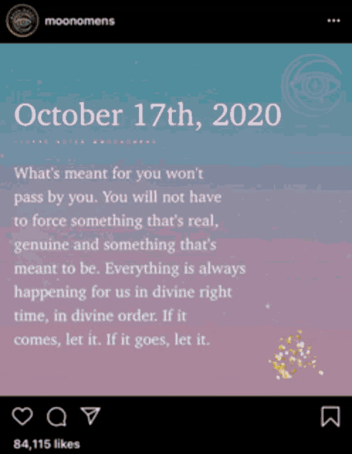 october 17th 2020 is the date shown on a social media post